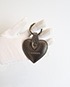 Mulberry Heart Key Ring, front view